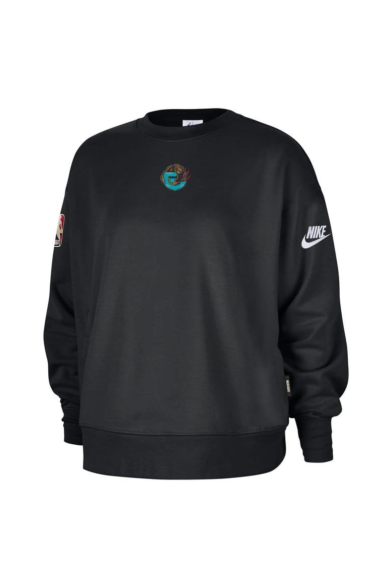 Women's Nike Black Memphis Grizzlies Classic Edition Hardwood Classics Premium Phoenix Fleece Sweatshirt, Alternate, color, Black