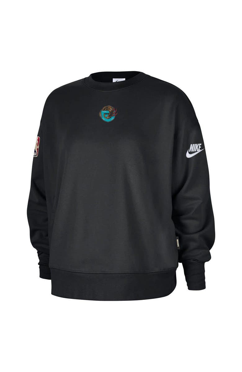 Nike Women's Nike Black Memphis Grizzlies Classic Edition Hardwood Classics Premium Phoenix Fleece Sweatshirt, Alternate, color, Black