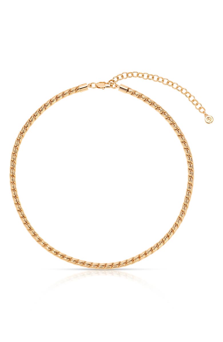 Ettika Single Rope Chain Necklace, Main, color, Gold