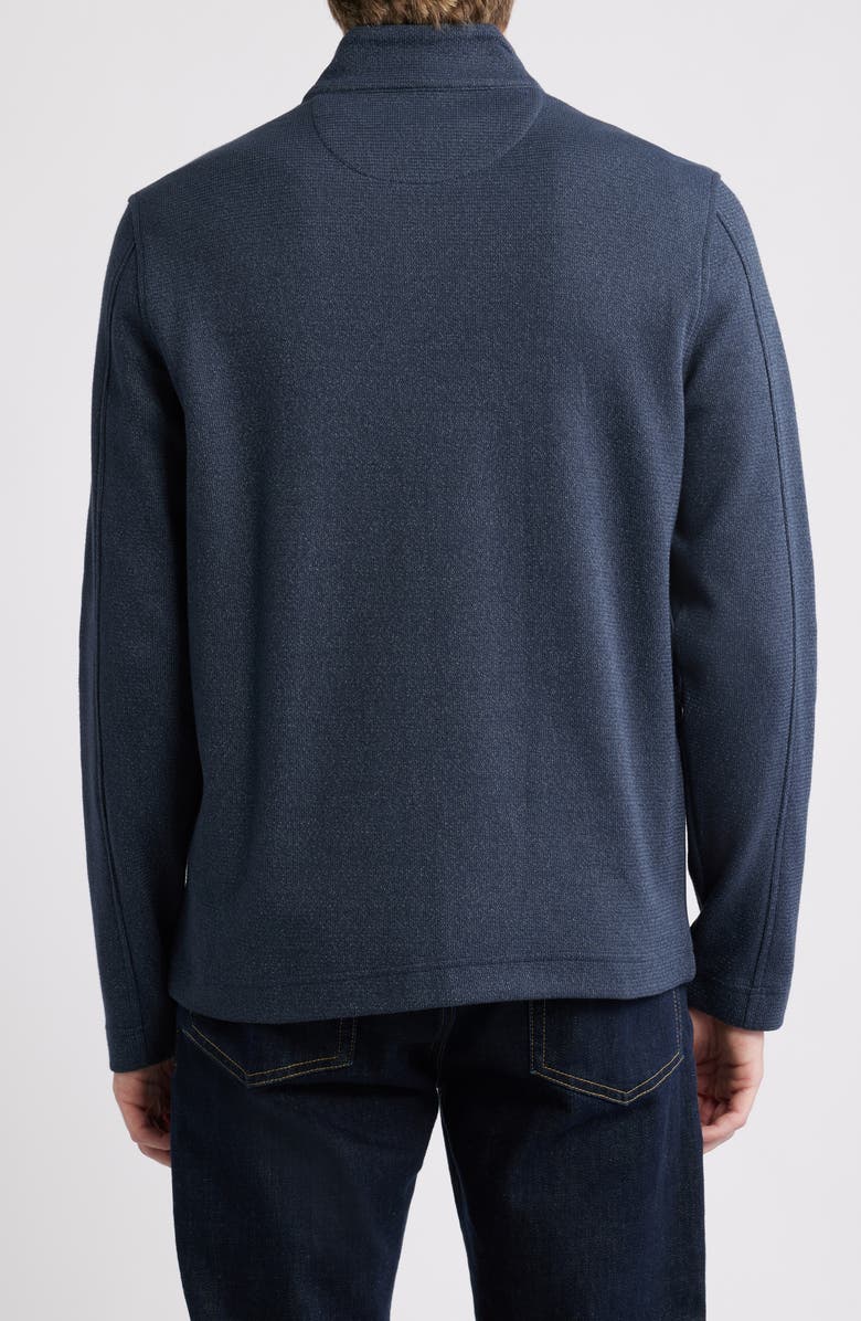 Johnston & Murphy Sueded Mixed Media Jacket, Alternate, color, Navy