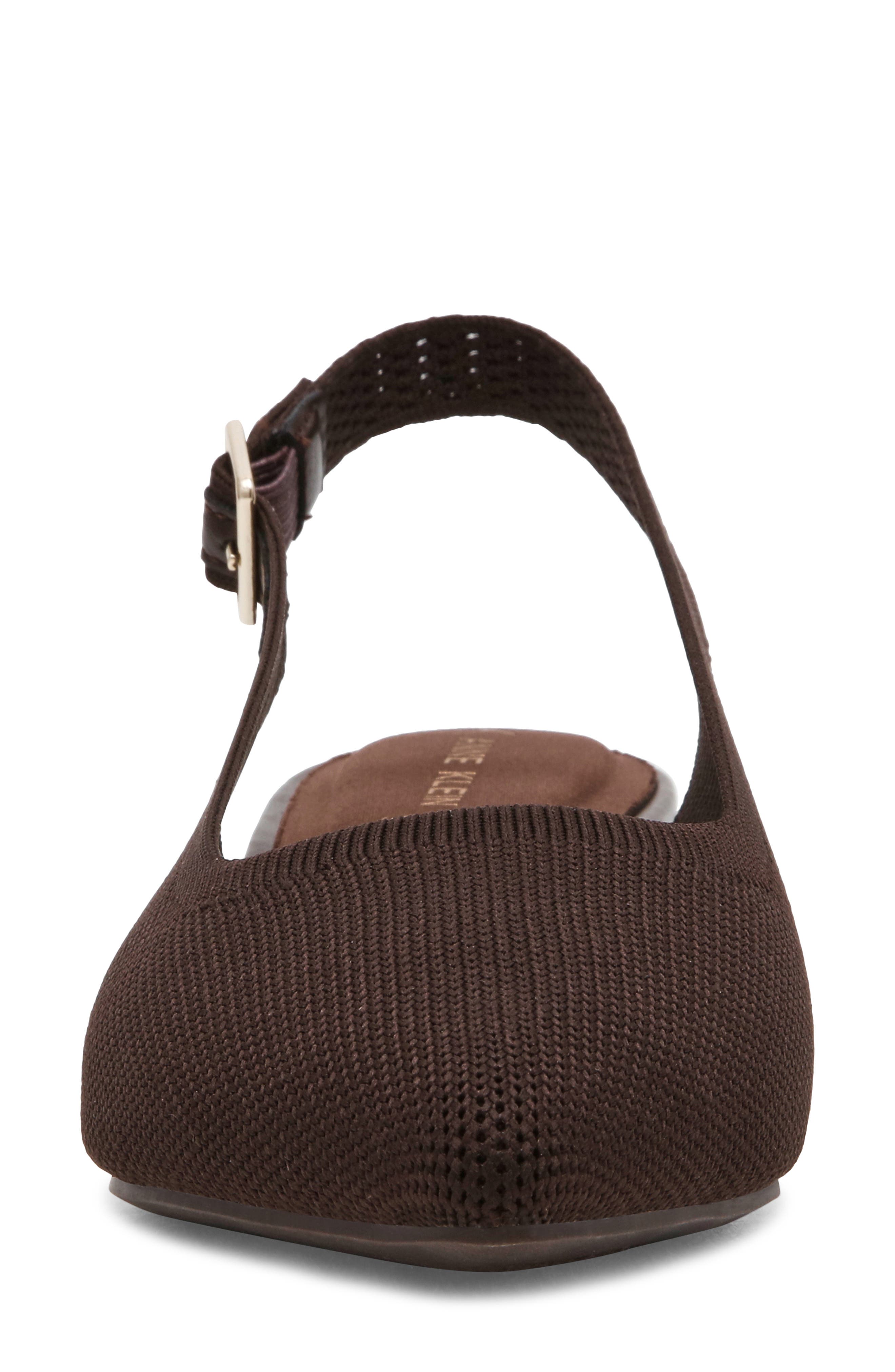 Urix Slingback Pump, Alternate, color, BROWN KNIT