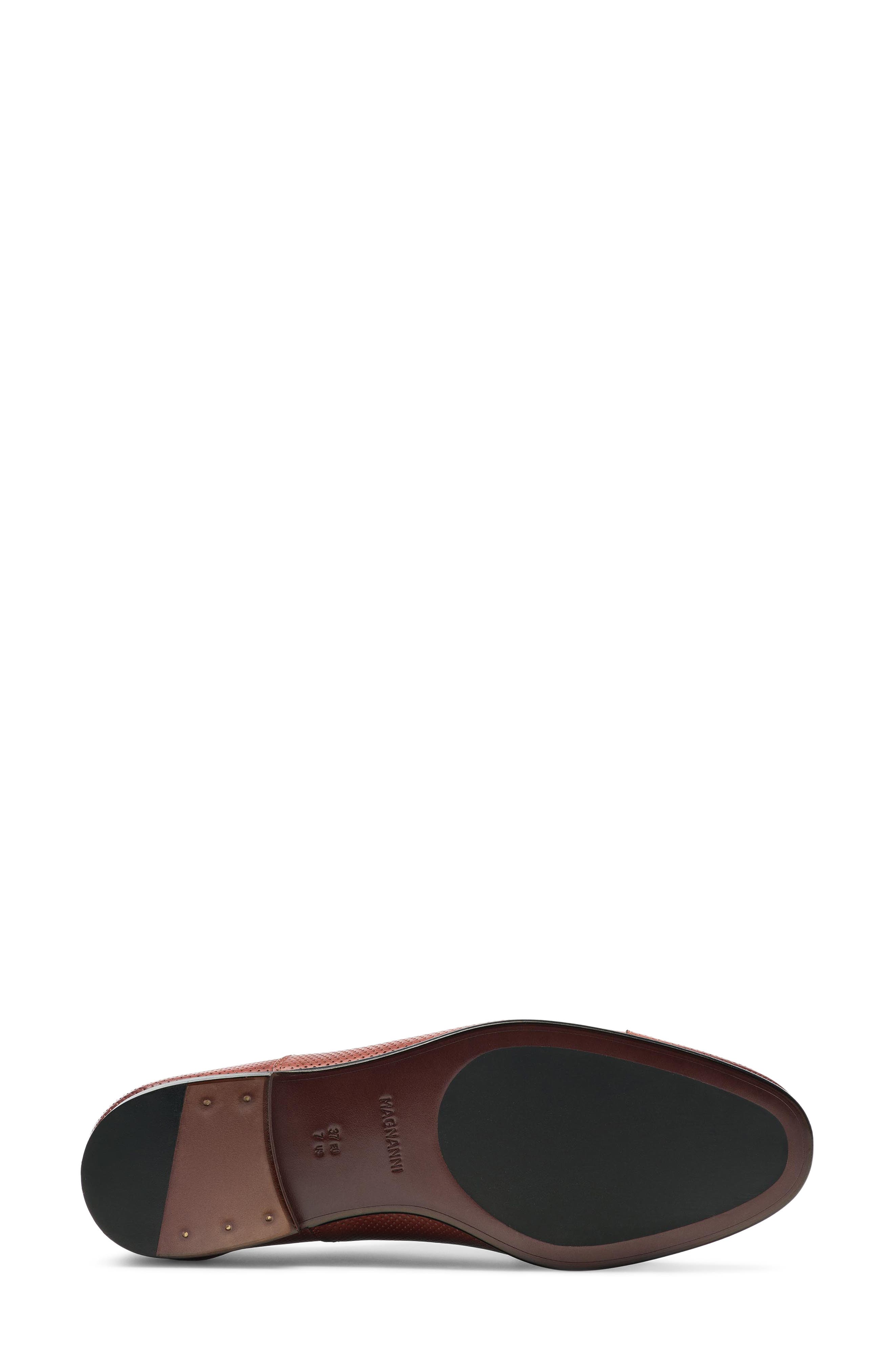 Shannon Perforated Cap Toe Oxford, Alternate, color, BURGUNDY
