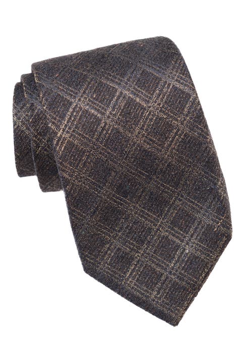 Empoli - Extra Long Silk Jacquard Tie for Men