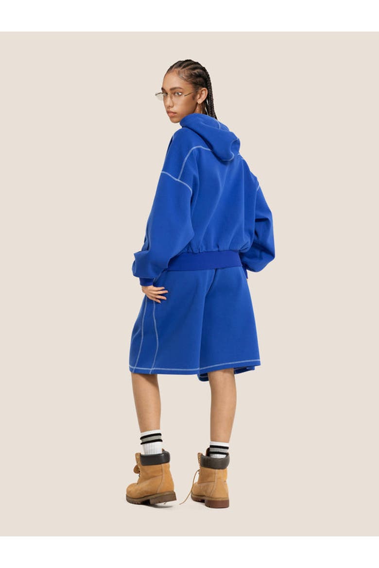 Cloud Boxy Sweat Set, Alternate, color, Blue