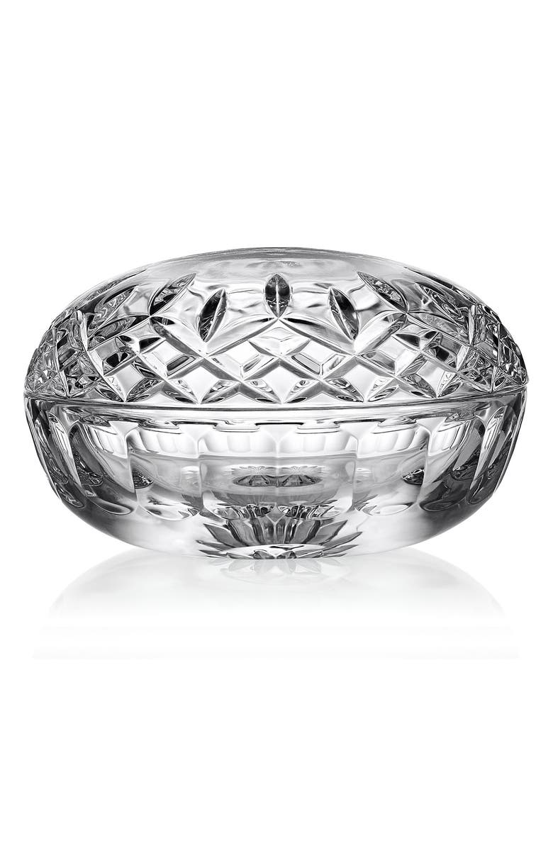 Waterford Lismore Crystal Covered Box, Main, color, Crystal