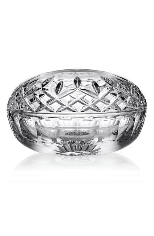 Waterford Lismore Covered Box In Crystal