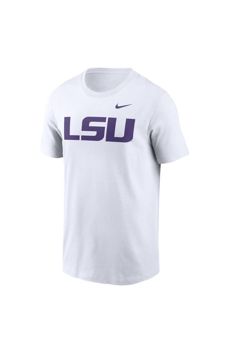 Nike Men's Nike White LSU Tigers Primetime Evergreen Logo T-Shirt, Alternate, color, White