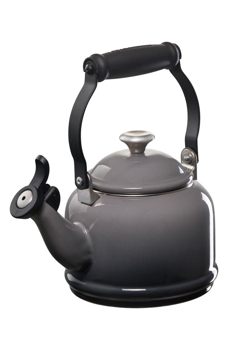 Le Creuset Demi Tea Kettle, Main, color, Oyster/ Silver