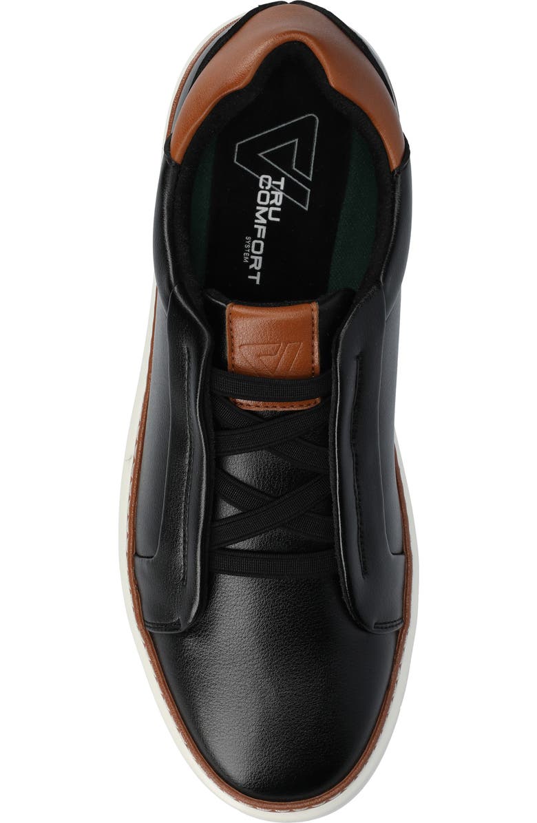 VANCE CO Forbes Luxe Low Top Sneaker, Alternate, color, Black