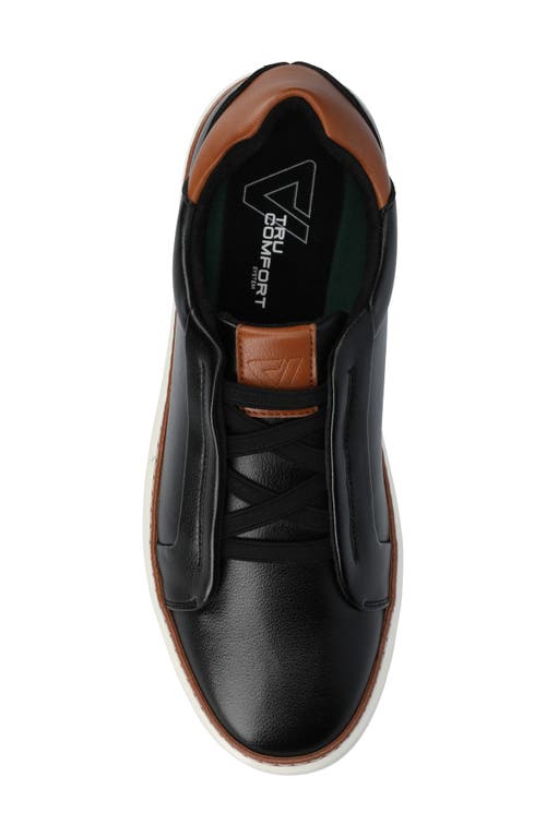 Vance Co. Vance Co Forbes Luxe Low Top Sneaker In Black