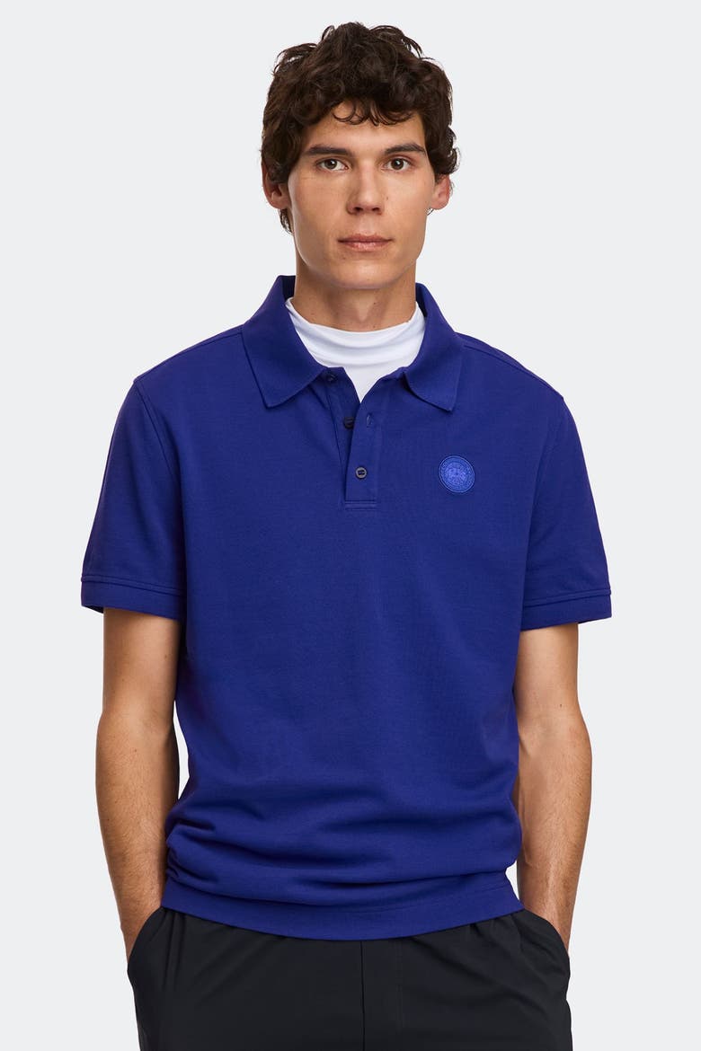 Beckley Polo Tonal Label, Alternate, color, Azurite Blue