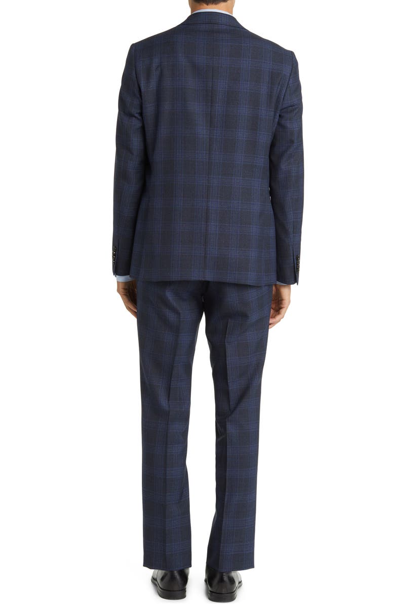 Ted Baker London Roger Extra Slim Fit Plaid Wool Suit, Alternate, color, 
