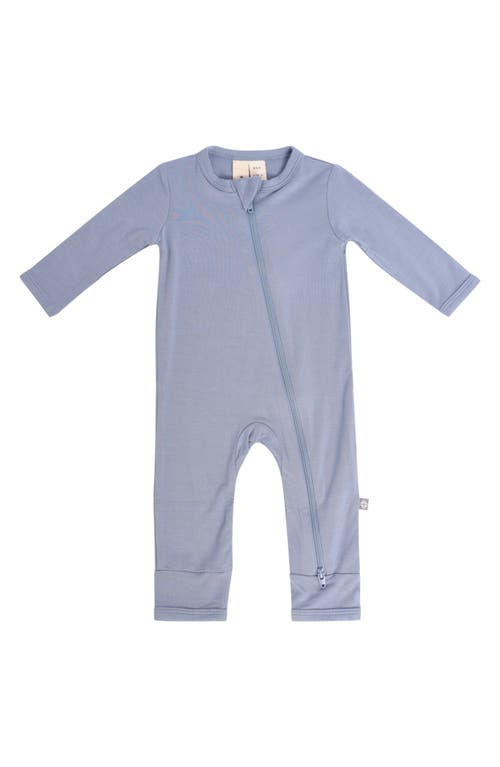 Kyte BABY Zip-Up Romper in Slate 