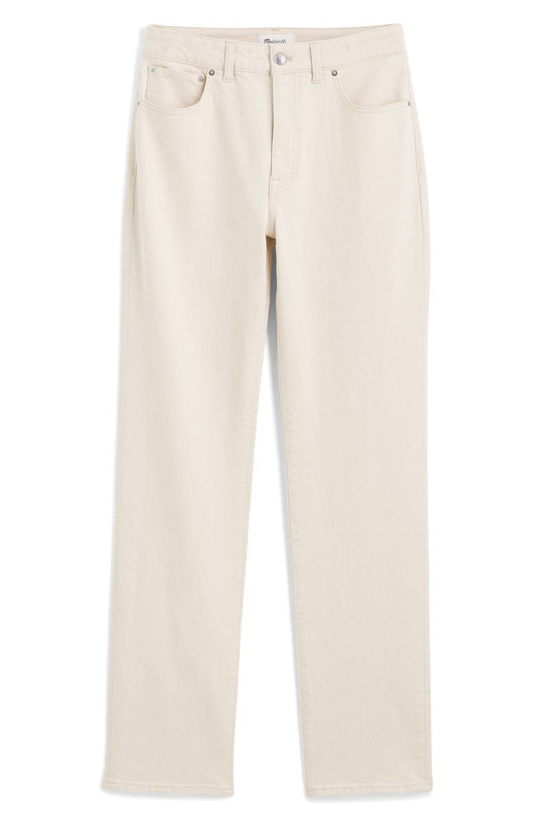 Madewell The Curvy Jules Slim Straight Leg Jeans, Alternate, color, Vintage Canvas