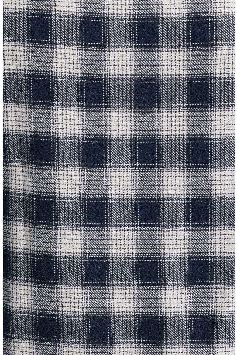 Plaid Brushed Twill Shacket, Alternate, color, BLACK