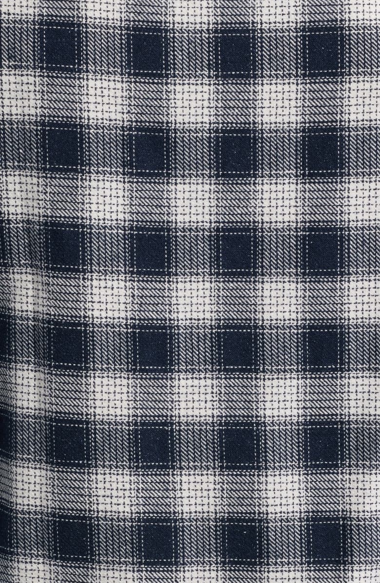 Stone Rose Plaid Brushed Twill Shacket, Alternate, color, 