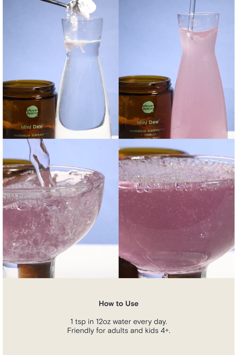Mini Dew™ Watermelon Electrolytes + Minerals Dietary Supplement, Alternate, color, NO COLOR