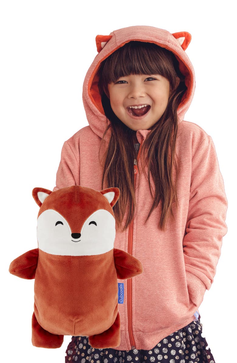 Cubcoats Flynn 2-in-1 Stuffed Animal Hoodie, Main, color, 