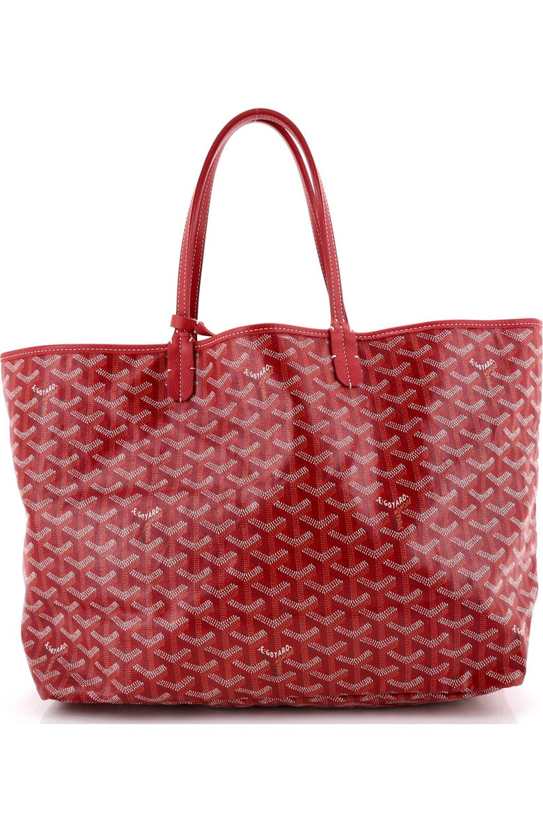 Pre-Owned Goyard Saint Louis Tote Coated Canvas PM, Alternate, color, Red