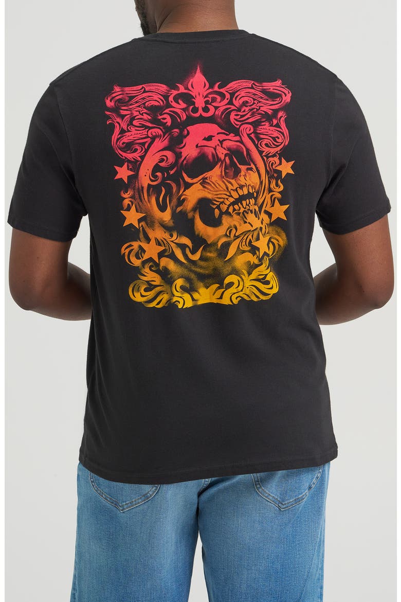 Logo Graphic T-Shirt, Alternate, color, JET BLACK