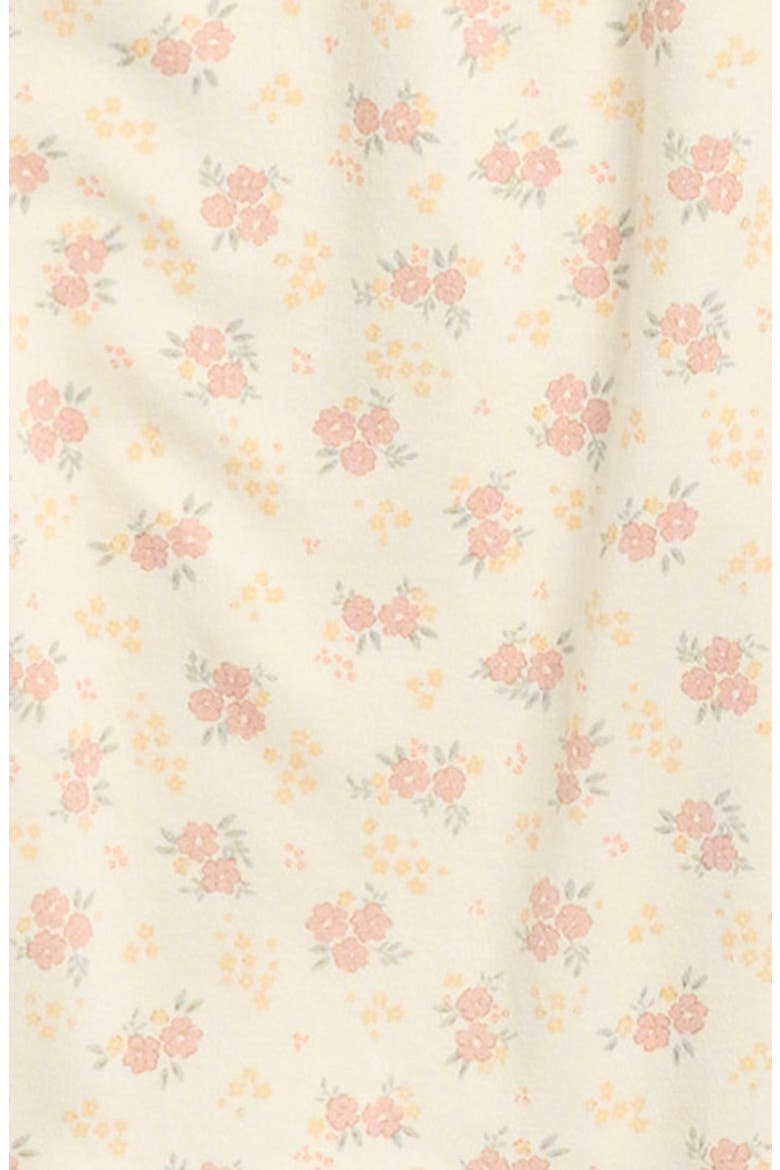 Smocked Yoke Organic Cotton Romper, Alternate, color, IVORY