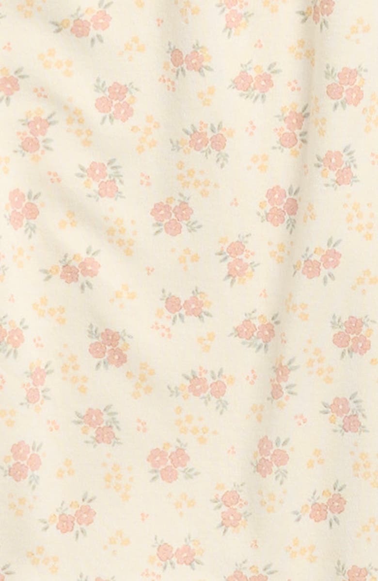 QUINCY MAE Smocked Yoke Organic Cotton Romper, Alternate, color, Ivory