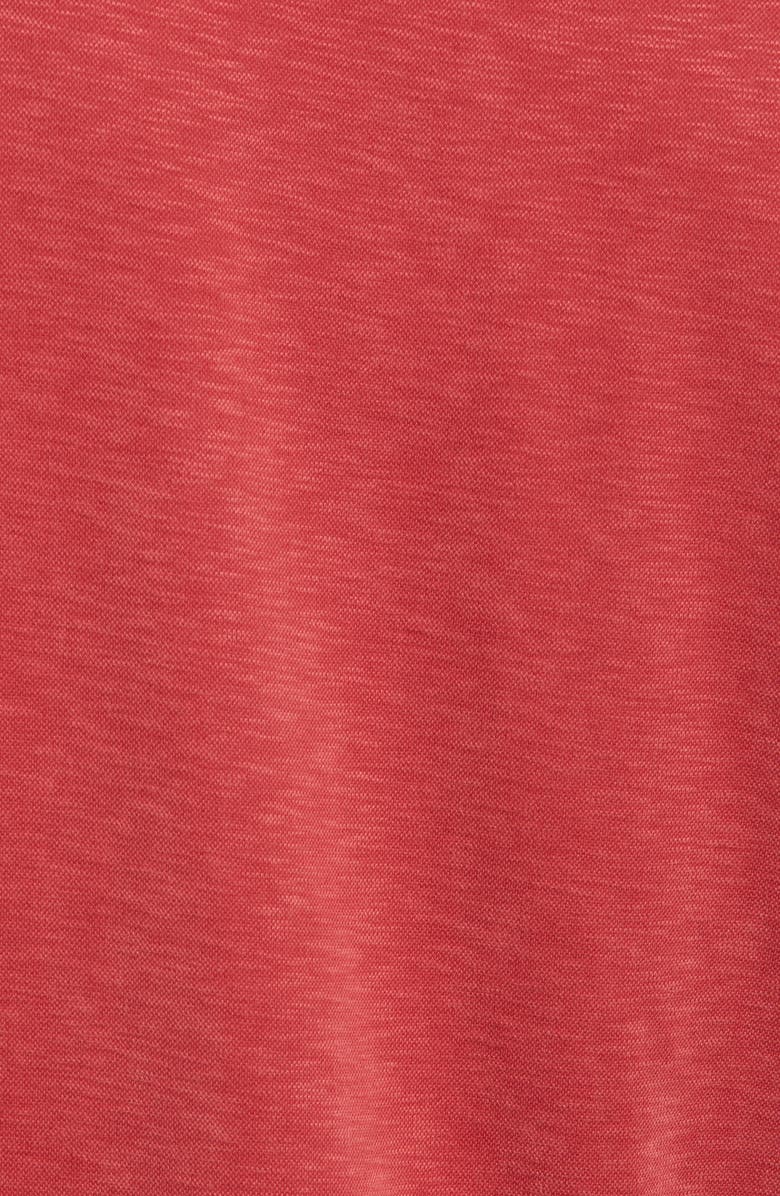 Johnston & Murphy Slub Men's Polo, Alternate, color, Red