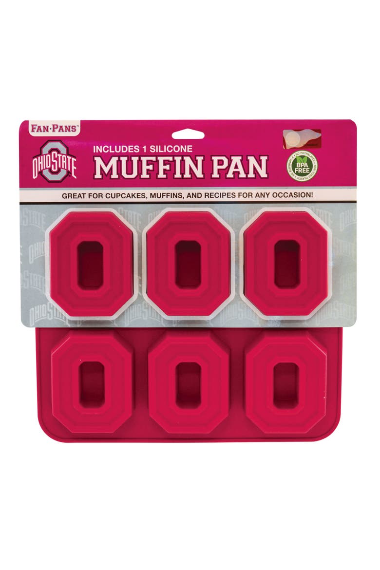 Ohio State Buckeyes Muffin Pan, Main, color, Multicolor