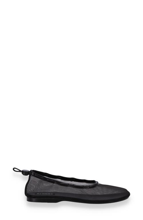 Alohas Gill Mesh Ballet Flat In Black