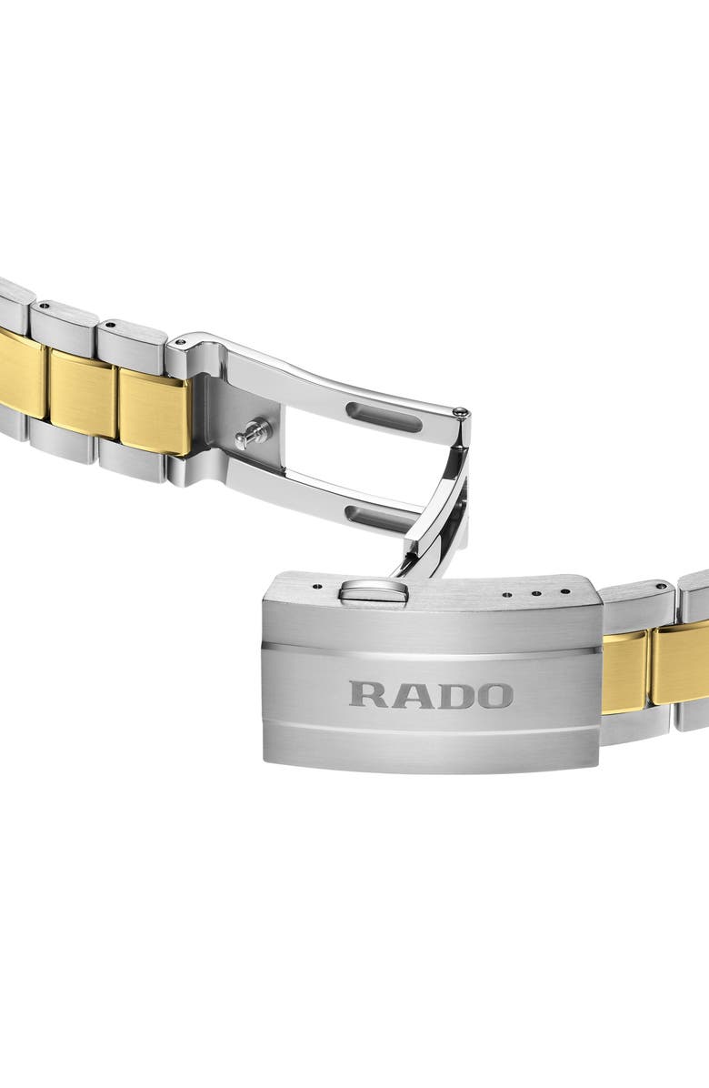 RADO HyperChrome Bracelet Watch, 41.5mm, Alternate, color, Black