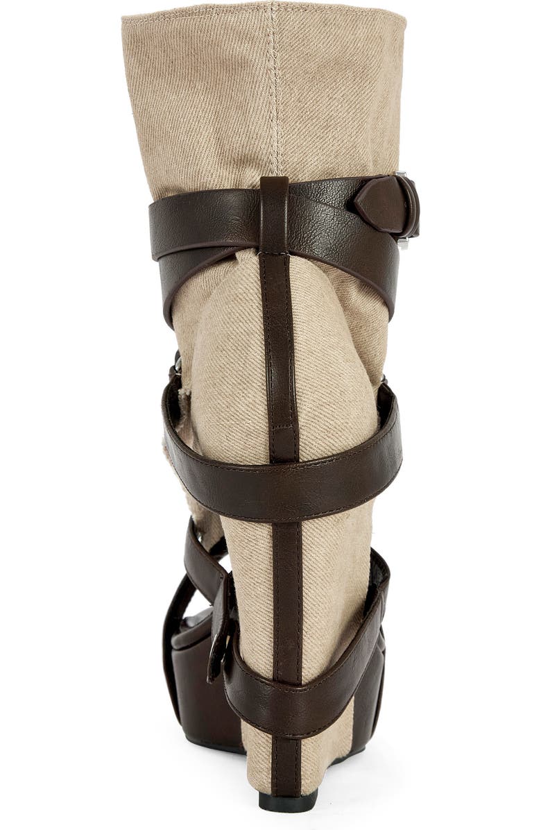 AZALEA WANG Rothko Platform Wedge Sandal, Alternate, color,