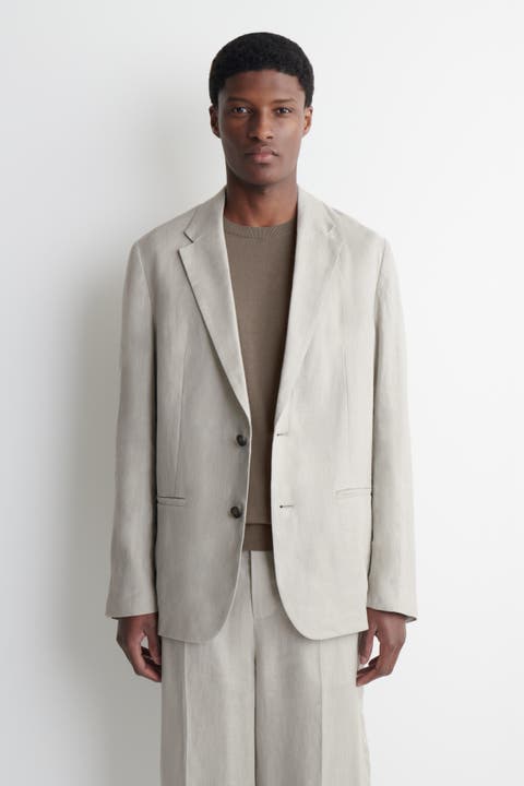 Single-breasted Linen Blazer