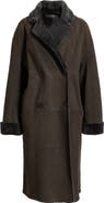 HiSO Elle Reversible Genuine Sheared Shearling Coat