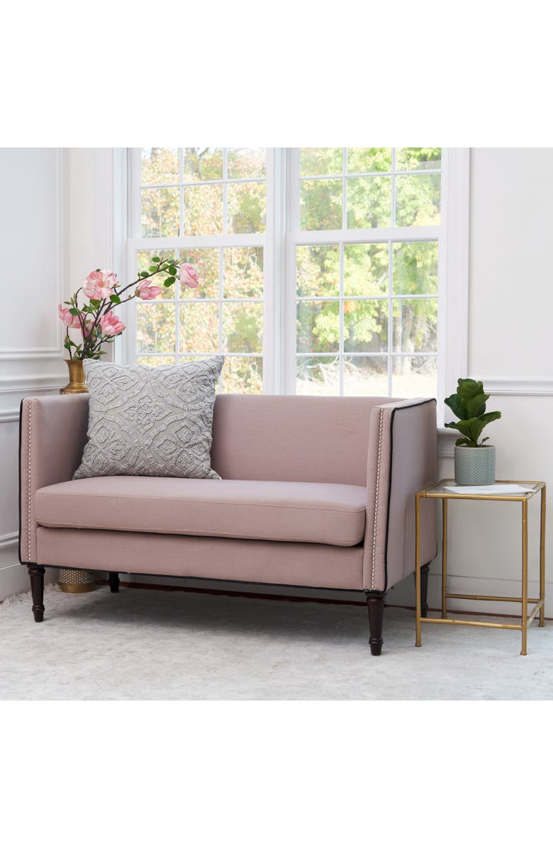 ELISABETH YORK Ninny Floral Tufted Throw Pillow Collection, Alternate, color, Grey