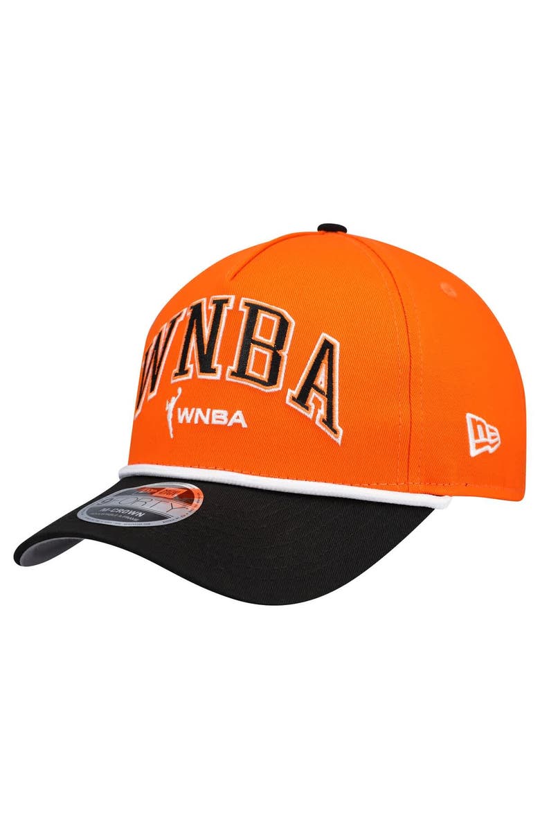 New Era Men's New Era Orange WNBA Gear Bold Arch COOLERA 9FORTY A-Frame M-Crown Adjustable Hat, Main, color, Orange