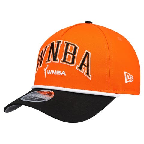 Men's New Era Orange WNBA Gear Bold Arch COOLERA 9FORTY A-Frame M-Crown Adjustable Hat