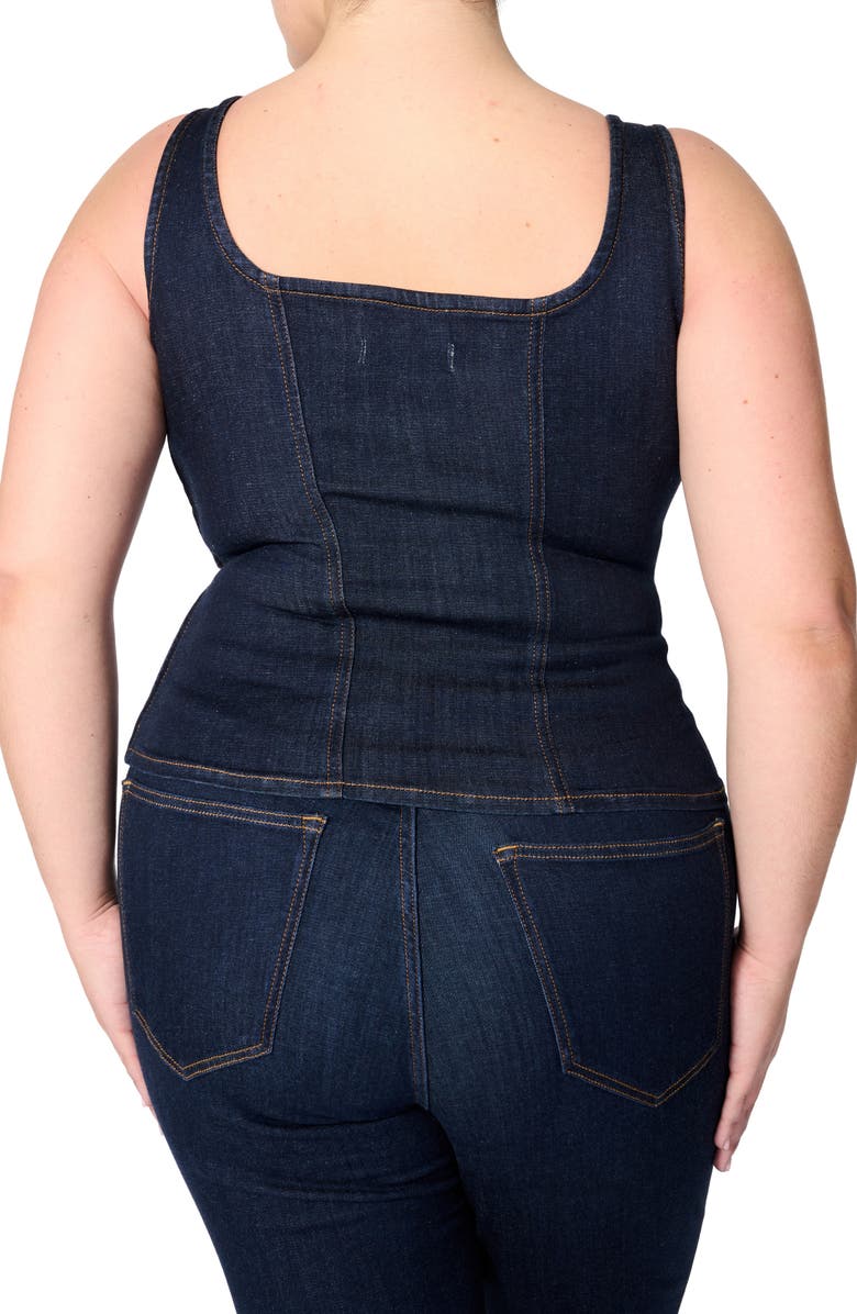 WARP+WEFT ASE High Waist Straight Leg Stretch Jeans, Alternate, color, Long Gone