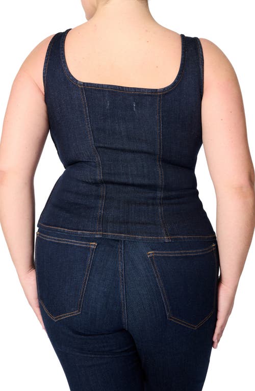 Warp & Weft Warp+weft Ase High Waist Straight Leg Stretch Jeans In Long Gone
