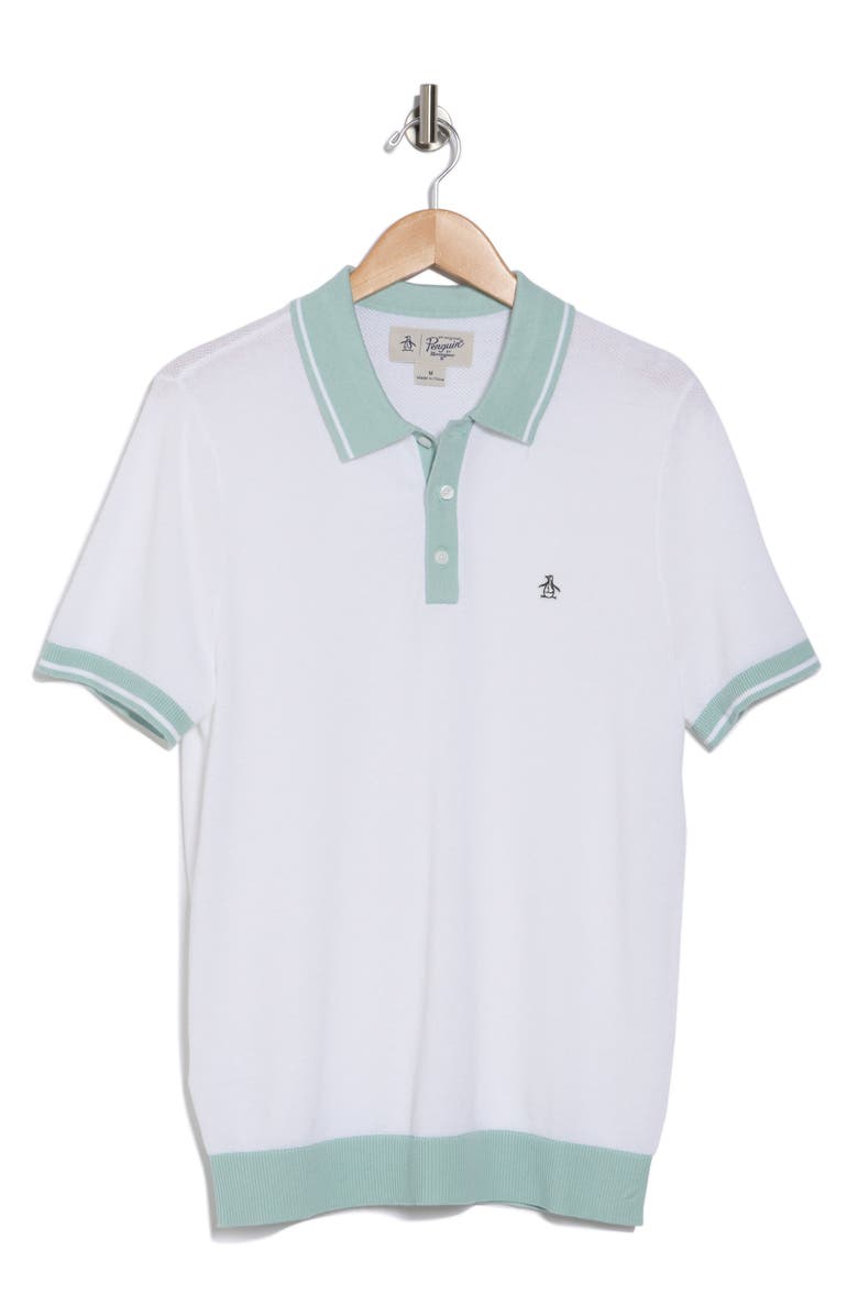 Original Penguin Honeycomb Textured Cotton Polo, Alternate, color, 