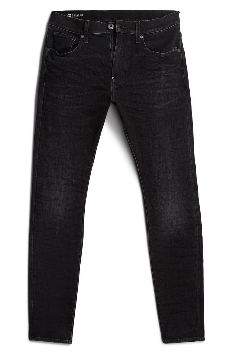 G-STAR Revend Skinny Jeans, Alternate, color, Medium Aged Faded