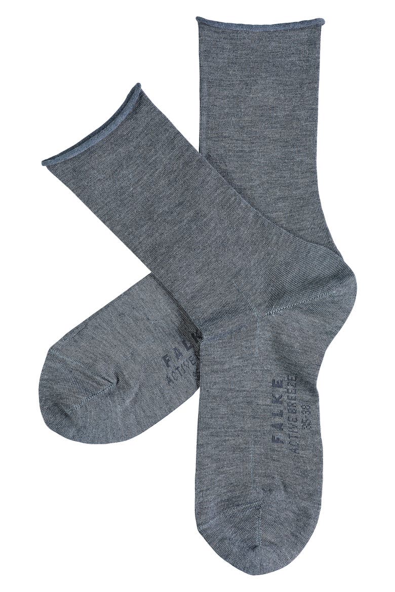 Active Breeze 2-Pack Socks, Alternate, color, BLACK/ GREY