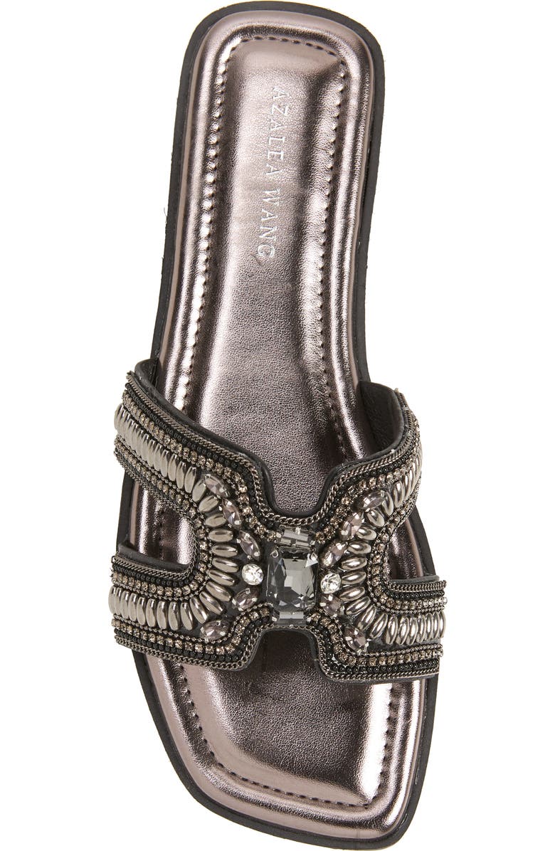 AZALEA WANG Madiha Slide Sandal, Alternate, color, Black