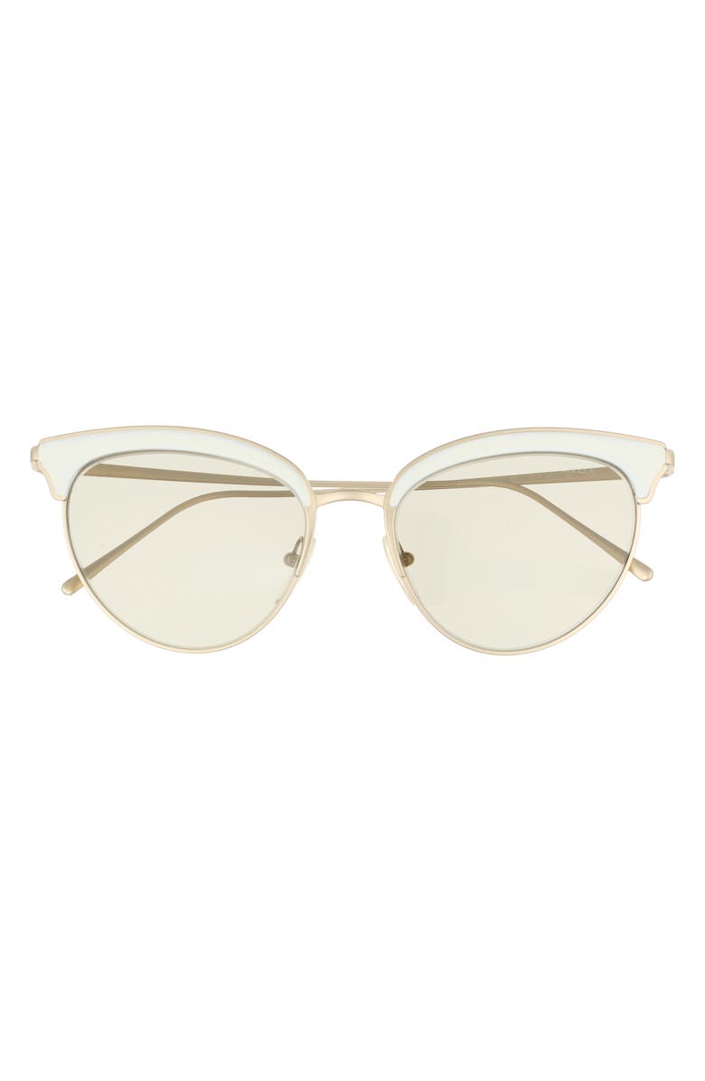 Prada 54mm Cat Eye Sunglasses, Main, color, Matte Gold