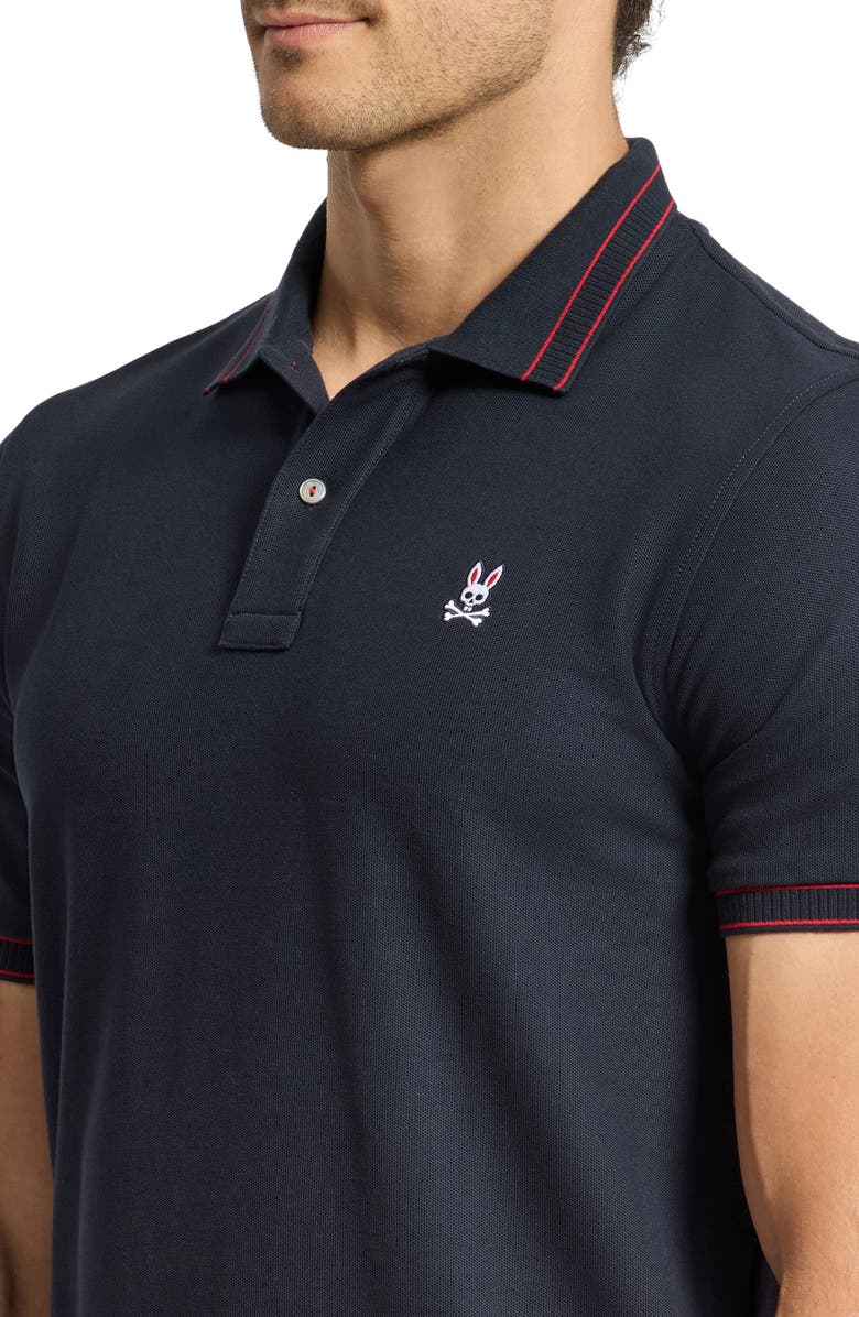 Psycho Bunny McCoy Piqué Pima Cotton Polo, Alternate, color, 