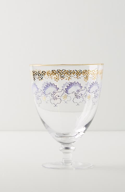 Anthropologie Rivka Set of 4 Wine Glasses