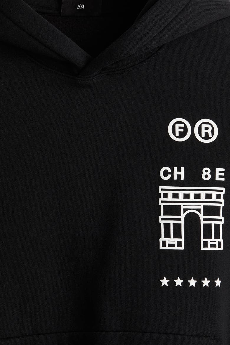 Loose Fit Hoodie, Alternate, color, Black/Paris
