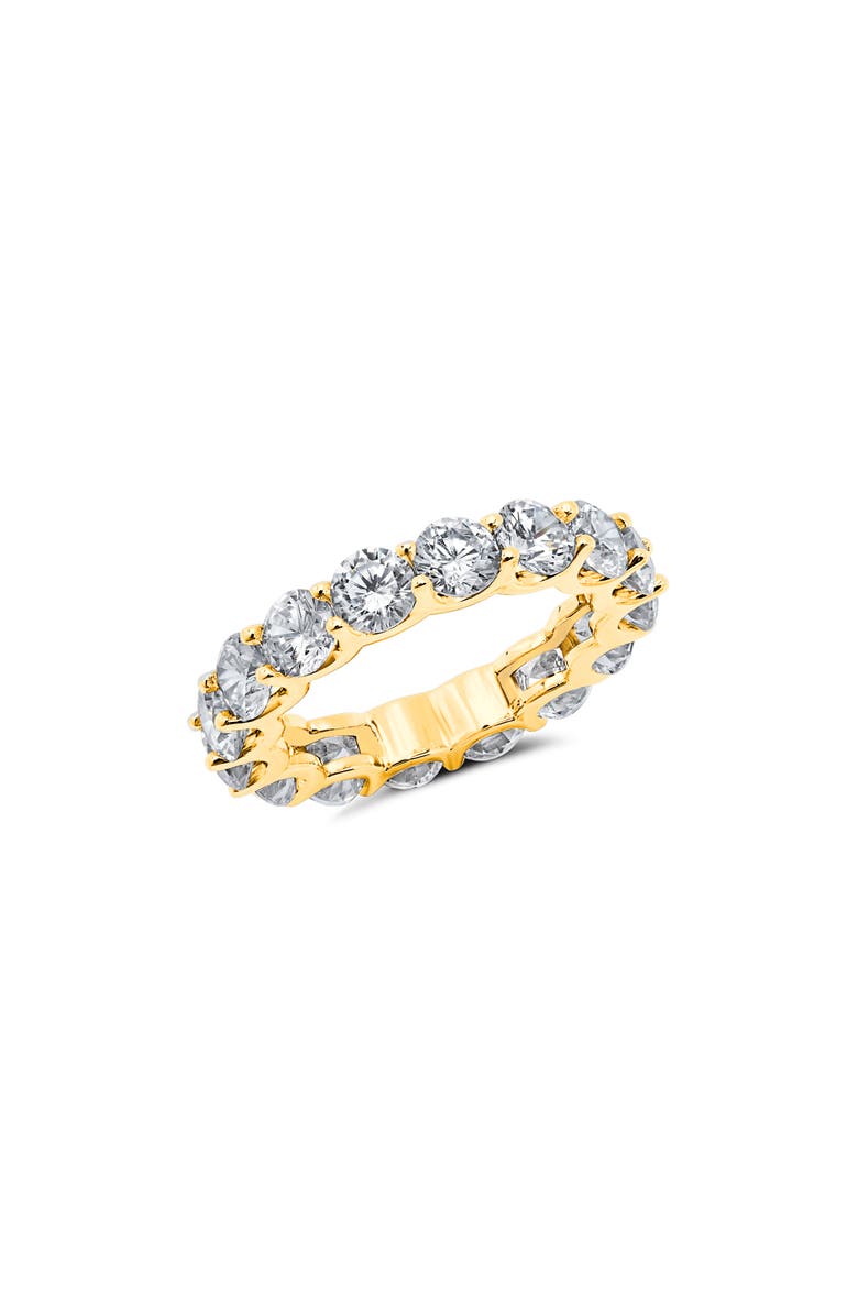 Crislu Brilliant Cut Eternity Band Ring, Main, color,
