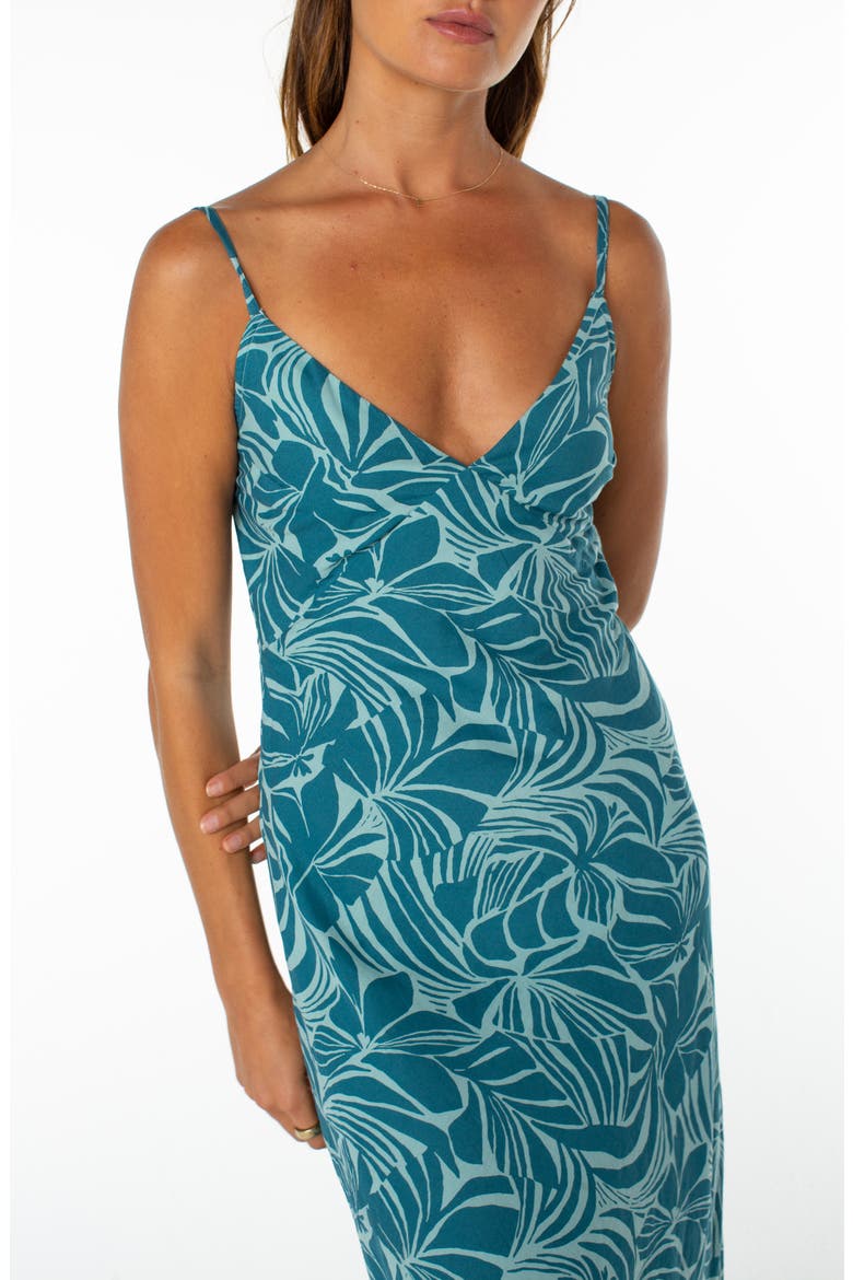 Paradise Floral Cotton Maxi Sundress, Alternate, color, DRAGONFLY