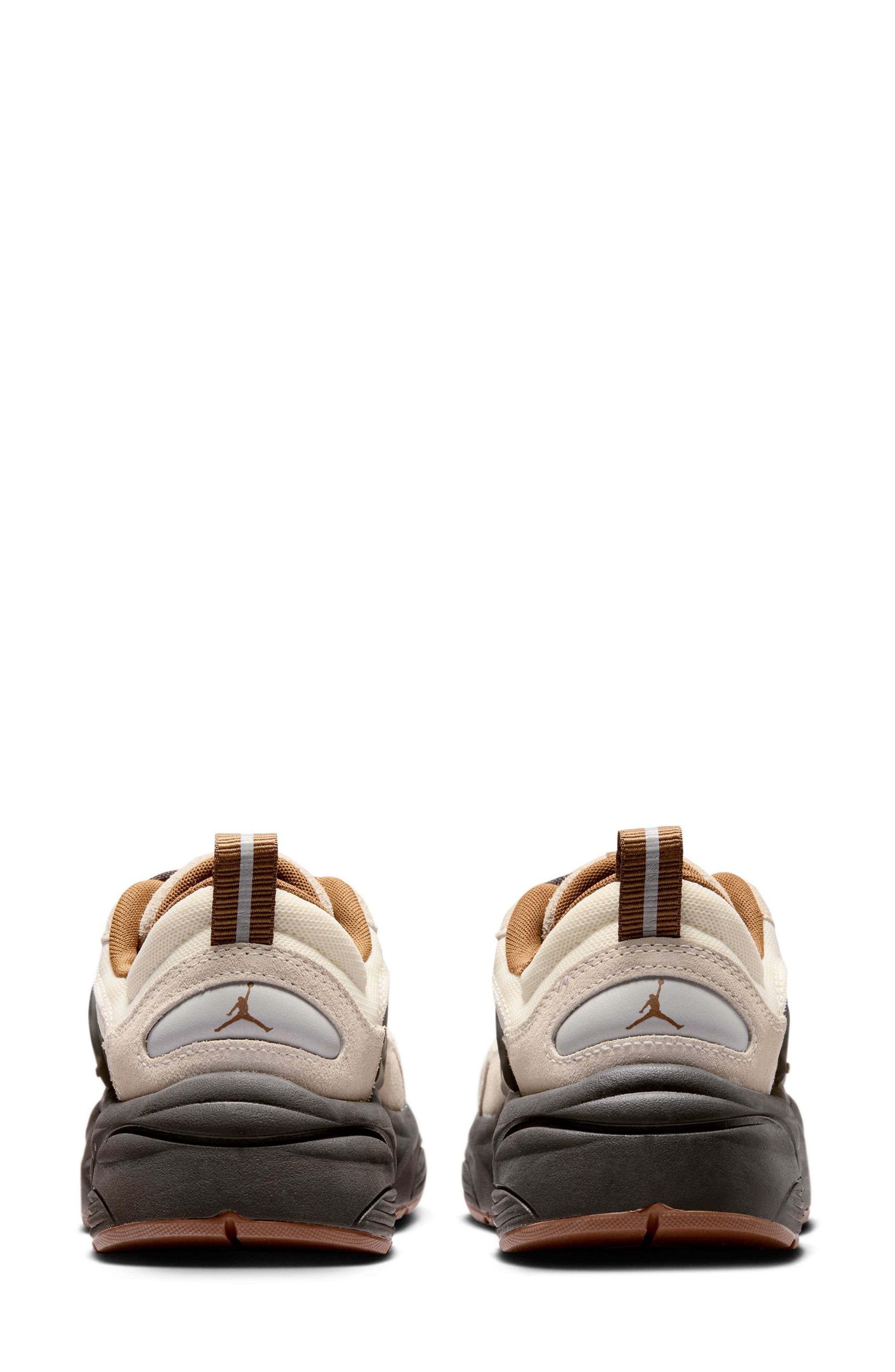 Trunner O/S Sneaker, Alternate, color, SOFT PEARL/ BROWN