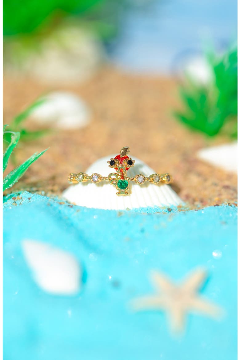 x Disney Princess Moana Hei Hei Ring, Alternate, color, GOLD